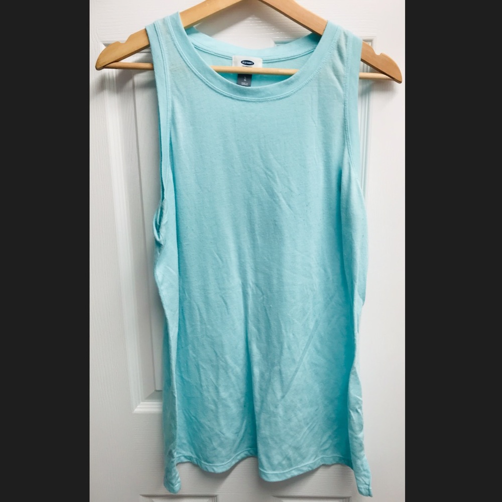Light blue comfortable tank top